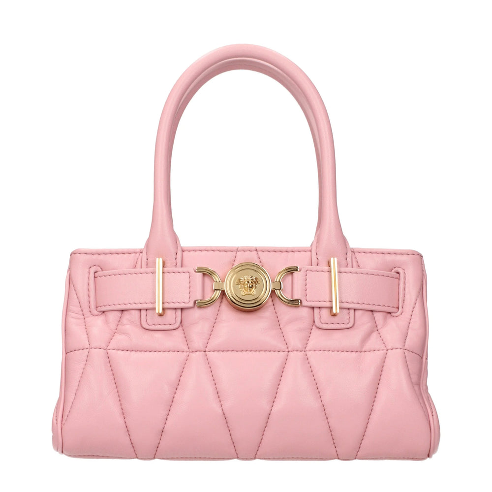 Versace Pink Leather Handbag