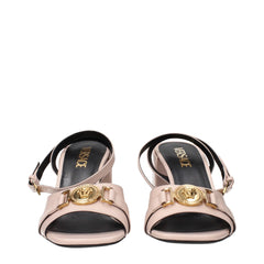 Versace Pink Leather Platforms