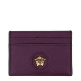 Versace Purple Leather Cardholder
