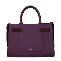 Versace Purple Leather Handbag