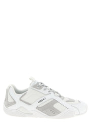 Versace White Calfskin Athletic Sneakers