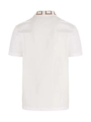 Versace White Cotton Polo Shirt - XXL