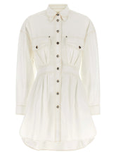 Versace White Cotton Short Dress