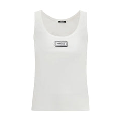 Versace White Cotton Top - IT42 | L