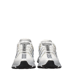 Versace White Fabric Athletic Sneakers - Sneakers