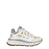 Versace White Fabric Athletic Sneakers - Sneakers