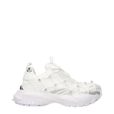 Versace White Fabric Sneakers