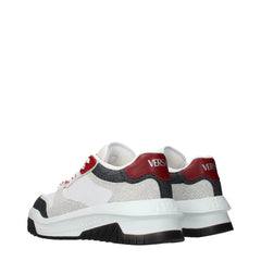 Versace White Leather Chunky Sneakers