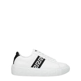 Versace White Leather Low Tops - Sneakers