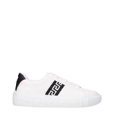 Versace White Leather Sneakers