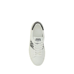 Versace White Rubber Low Top Sneakers