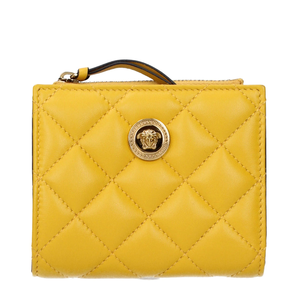 Versace Yellow Leather Wallet