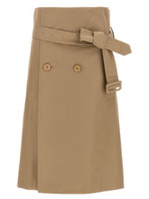 Vetements Beige Cotton Midi Skirt - M