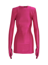Vetements Fuchsia Viscose Short Dress - XS