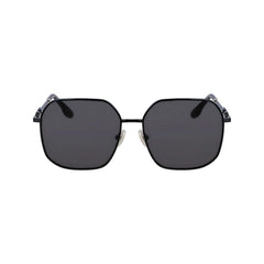 Victoria Beckham Black Metal Sunglasses