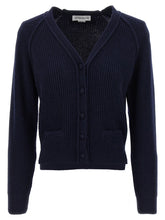 Victoria Beckham Blue Wool Cardigan - M