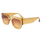 Victoria Beckham Brown Acetate Sunglasses