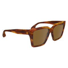 Victoria Beckham Brown Acetate Sunglasses