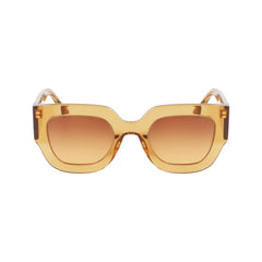 Victoria Beckham Brown Acetate Sunglasses
