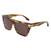 Victoria Beckham Brown Acetate Sunglasses
