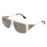 Victoria Beckham Gold Metal Sunglasses