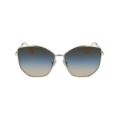 Victoria Beckham Gold Metal Sunglasses