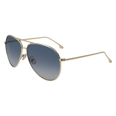 Victoria Beckham Gold Metal Sunglasses