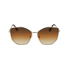 Victoria Beckham Gold Metal Sunglasses