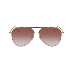 Victoria Beckham Gold Metal Sunglasses