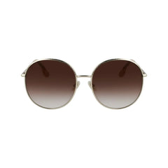 Victoria Beckham Gold Metal Sunglasses