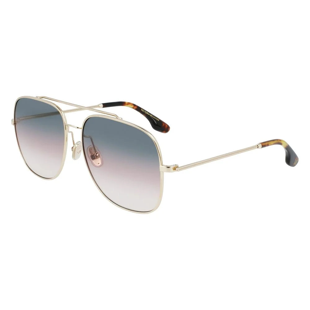 Victoria Beckham Gold Metal Sunglasses