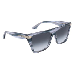 Victoria Beckham Gray Acetate Sunglasses