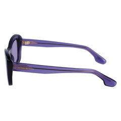 Victoria Beckham Gray Acetate Sunglasses