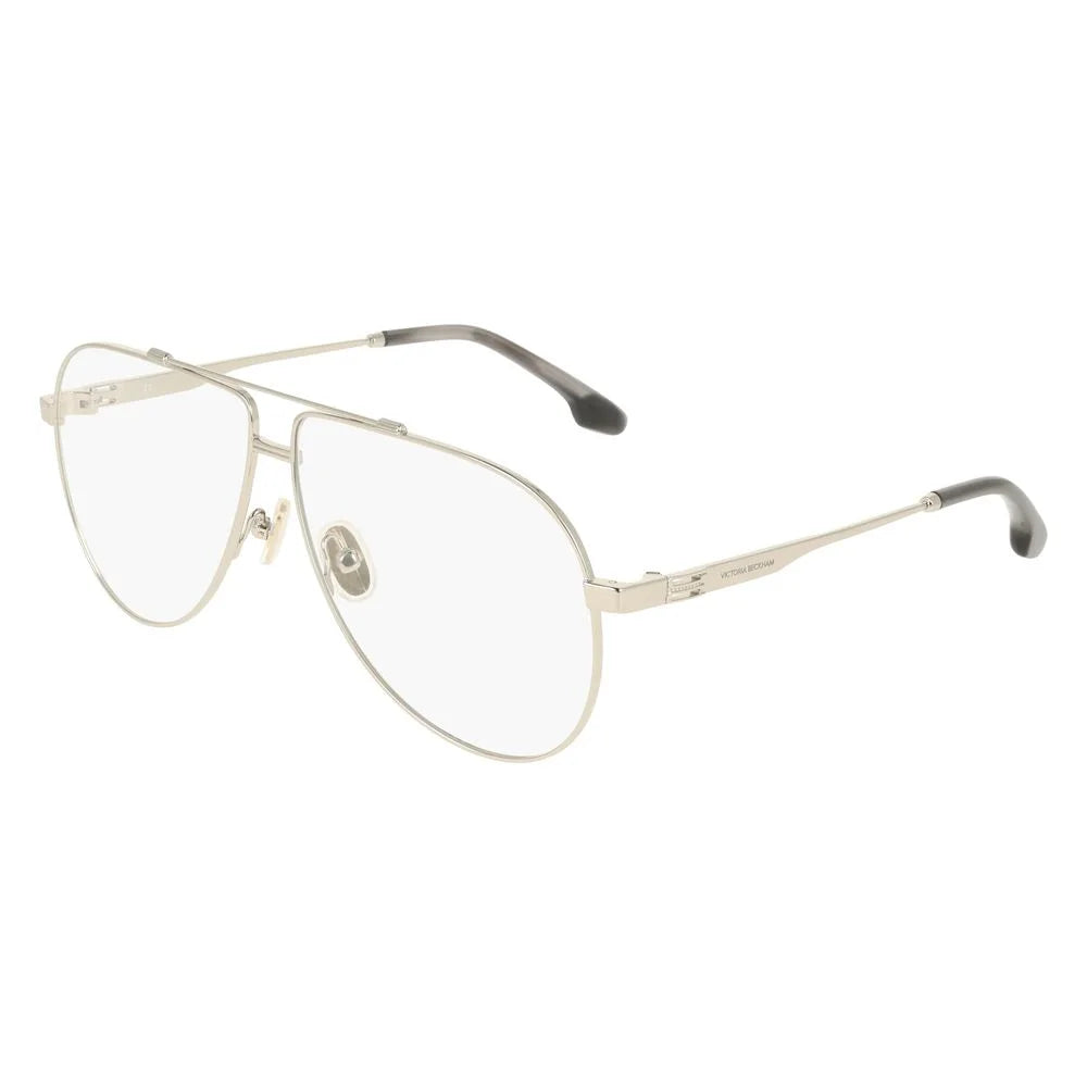 Victoria Beckham Gray Metal Glasses (Frames)