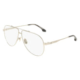 Victoria Beckham Gray Metal Glasses (Frames)