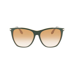 Victoria Beckham Green Acetate Sunglasses