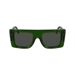 Victoria Beckham Green Acetate Sunglasses