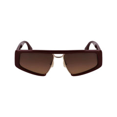 Victoria Beckham Red Metal Sunglasses