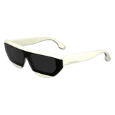 Victoria Beckham White Acetate Sunglasses