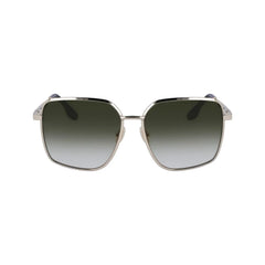 Victoria Beckham Yellow Metal Sunglasses