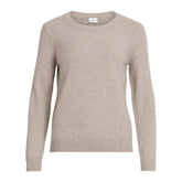 Vila Clothes Beige Viscose Sweater - IT40|S