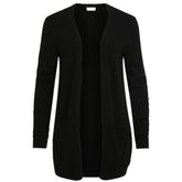 Vila Clothes Black Viscose Cardigan - IT40|S