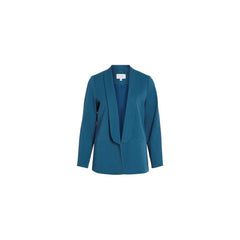 Vila Clothes Blue Polyester Blazer - IT38|XS