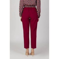 Vila Clothes Bordeaux Polyester Pant - 34 | XXS