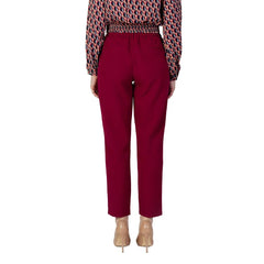 Vila Clothes Bordeaux Polyester Pant - 34 | XXS