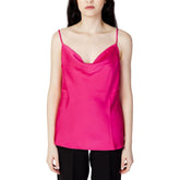 Vila Clothes Pink Polyester Tank Top - IT38|XS