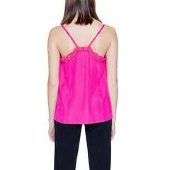 Vila Clothes Pink Viscose Tank Top - IT36|XXS