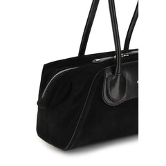 Vivienne Westwood Black Calf Leather Bos Taurus Shoulder Bag