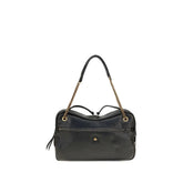 Vivienne Westwood Black Calf Leather Bos Taurus Shoulder Bag
