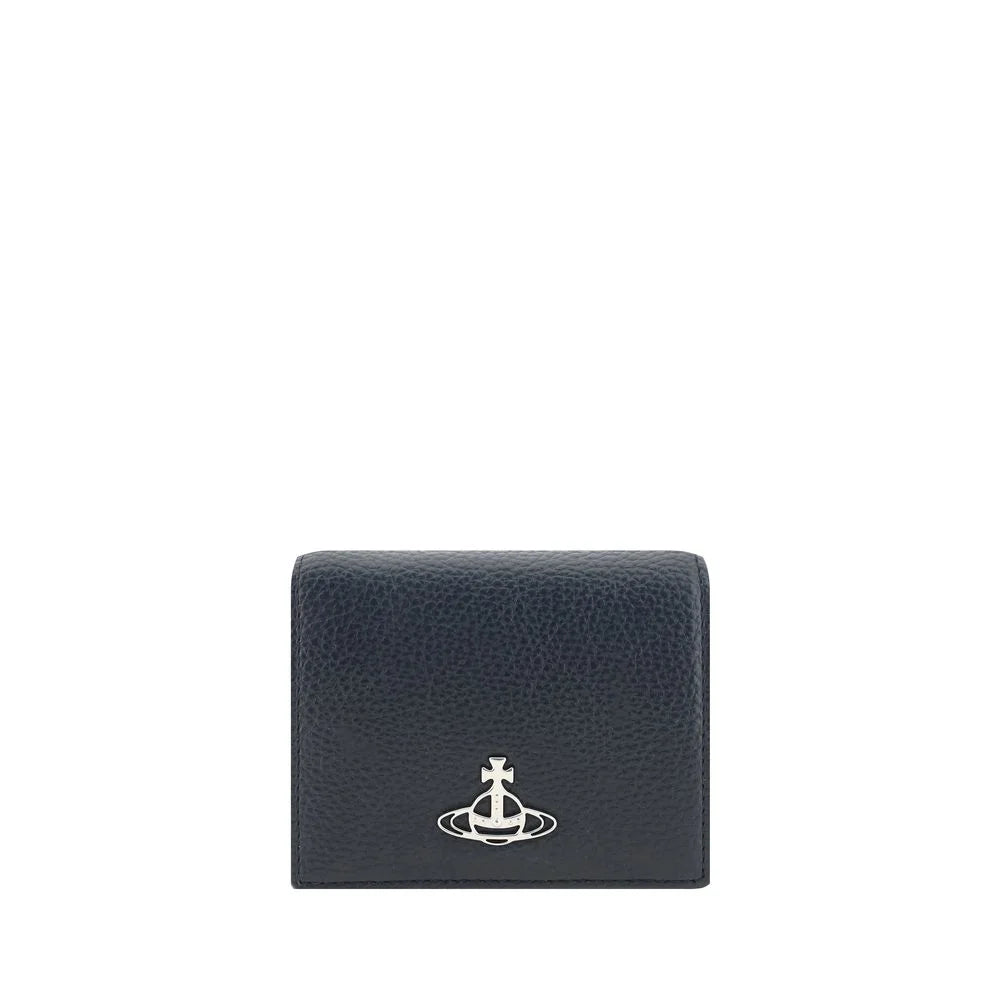 Vivienne Westwood Black Calf Leather Bos Taurus Wallet